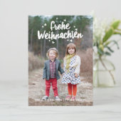 手beschriftete Weihnachtsfeiertags-Grus シーズンカード (スタンド正面)