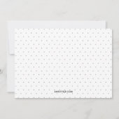 手beschriftete Weihnachtsfeiertags-Grus シーズンカード (裏面)