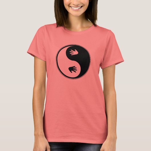 手Tシャツ付陰陽 Tシャツ (正面)