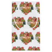 手w花ビクトリアンヴィンテージバレンタインデー スモールペーパーバッグ (裏面)