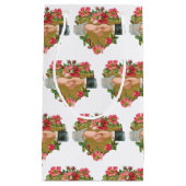 手w花ビクトリアンヴィンテージバレンタインデー スモールペーパーバッグ (正面)