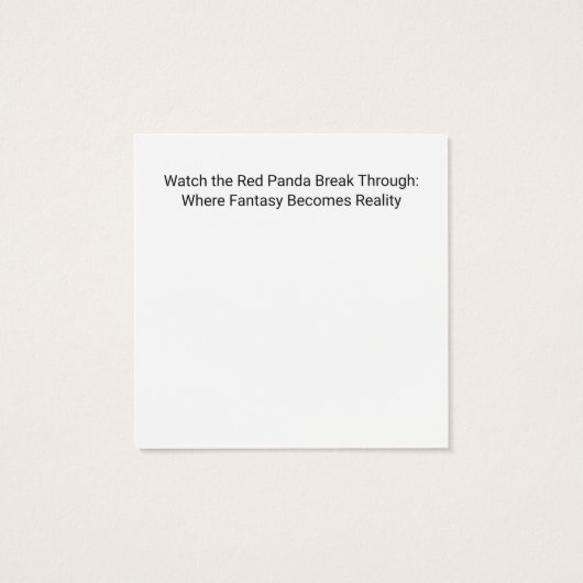 才能が破れる。 (裏面)