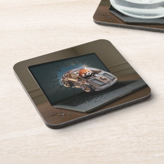 才能が破れる。 コースター (左側)