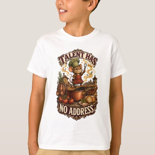 才能に住所などない キッズTシャツ Tシャツ (正面)