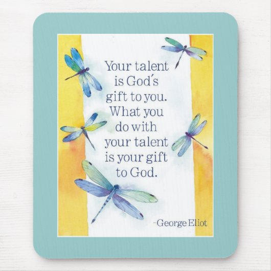 才能のある口 マウスパッド (正面)