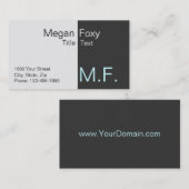 才能のビジネスカード 名刺 (正面/裏面)