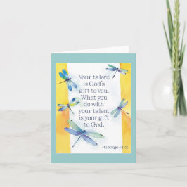 才能のnotecard カード