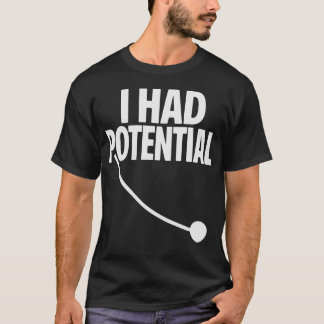 才能はあったのになぁ 面白い 皮肉な ミニマル 引用 Tシャツ