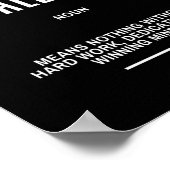 才能感動的を持つ引用文 ポスター (角)