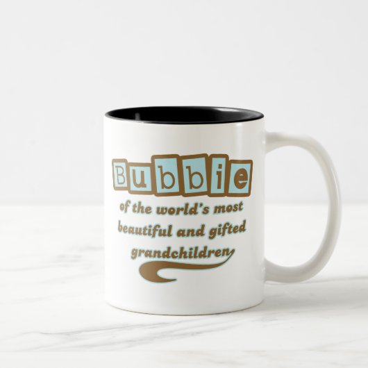 才能豊かな孫のBubbie ツートーンマグカップ (右)