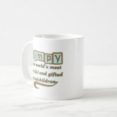 才能豊かな孫のGrampy コーヒーマグカップ (正面左)