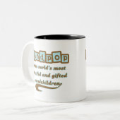 才能豊かな孫のGrandpop ツートーンマグカップ (正面左)