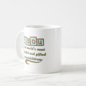 才能豊かな孫のPapou コーヒーマグカップ (正面左)