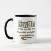 才能豊かな孫のZayde マグカップ (左)