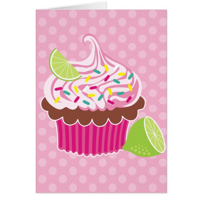 打たれたクリーム色のカップケーキ (正面)