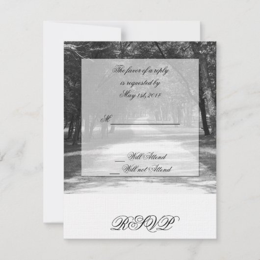 打たれた道の応答カードを離れて 出欠カード (正面)