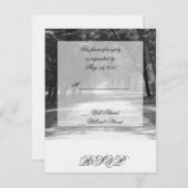 打たれた道の応答カードを離れて 出欠カード (正面/裏面)