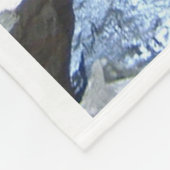 打たれた道を離れて-居心地のよい上りおよび夢 フリースブランケット (角)