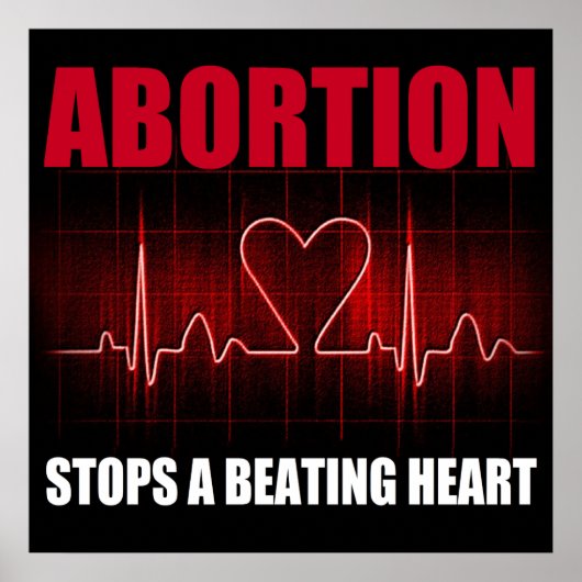 打ちストップ負かしたハートポスター ポスター (正面)