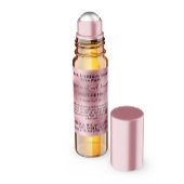 打ち上げピンクフォイル香水ローラーボトルラベル スクエアシール