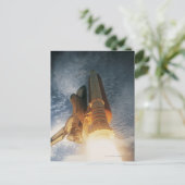 打ち上げ宇宙シャトル ポストカード (スタンド正面)