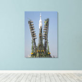 打ち上げ足場を設置 キャンバスプリント (インサイチュ (ウッドフロア))