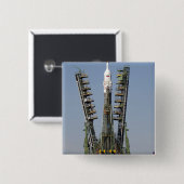 打ち上げ足場を設置 缶バッジ (正面&裏面)