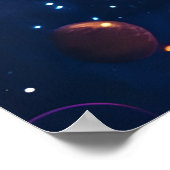 打ち上げ - カートゥーンロケットポスター ポスター (角)