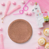 打ち出された銅の外観デザイン ペーパープレート (パーティー)