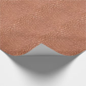 打ち出された銅の外観デザイン ラッピングペーパー (角)