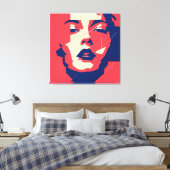 打ち砕かれた視線 キャンバスプリント (インサイチュ (寝室))