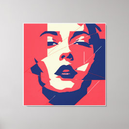 打ち砕かれた視線 キャンバスプリント