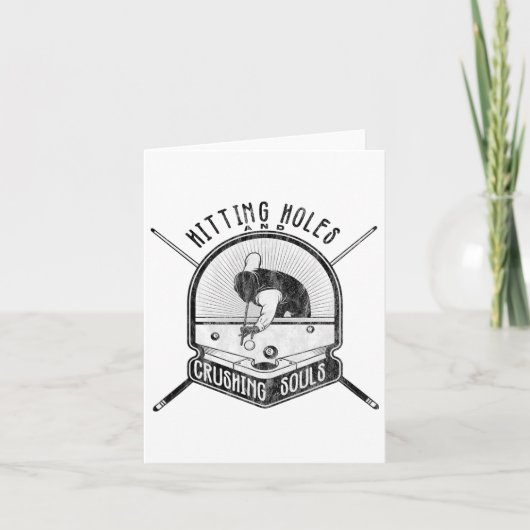 打ち穴と打ち砕きソールビリーおもしろいダーJ カード (正面)