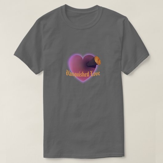 打ち負かされた愛　Ｔシャツ Tシャツ (デザイン正面)