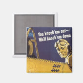 打ち負かす マグネット (正面/裏面)