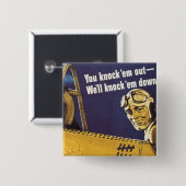 打ち負かす 缶バッジ (正面&裏面)