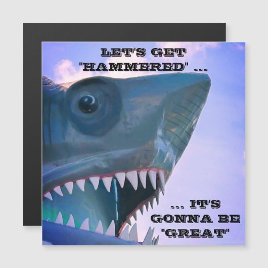 打ち込まれたクルーズドアマグネットをゲットしよう マグネット招待状 (正面/裏面)