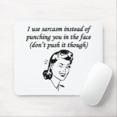 打つかわりに皮肉 マウスパッド (マウス)