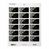 打つフクロウ鳥自然カスタムアート ラベル (フルシート)