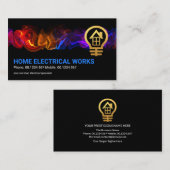 打つ電波金ゴールドバルブ  名刺 (正面/裏面)