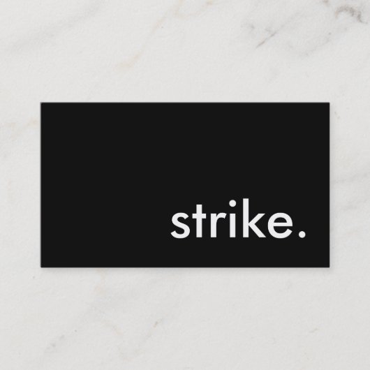 打つ 名刺 (正面)