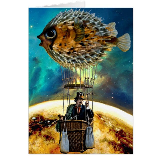 打撃の魚の気球-カード (正面)