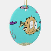 打撃の魚 セラミックオーナメント (右)