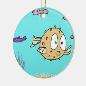 打撃の魚 セラミックオーナメント (左)