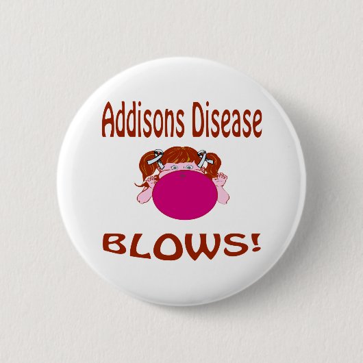 打撃のAddisonsの病気ボタン 缶バッジ (正面)