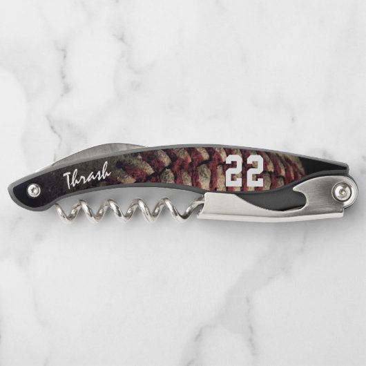 打撃を受けた野球名前をカスタムする&ジャージーナンバー ソムリエナイフ (裏面)