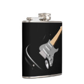 打撃ブラックエレキギターミュージカル楽器 フラスク (右)