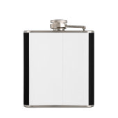 打撃ブラックエレキギターミュージカル楽器 フラスク (裏面)