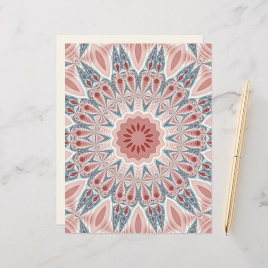 打撃モダン万華鏡のように千変万化するパターンマンダラフラクタルアート (正面/裏面インサイチュ)