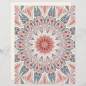 打撃モダン万華鏡のように千変万化するパターンマンダラフラクタルアート (正面/裏面)